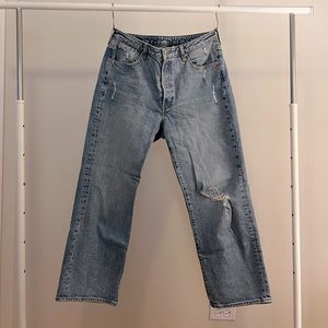 H&M &Denim Size 10 Vintage Straight High Rise Jeans